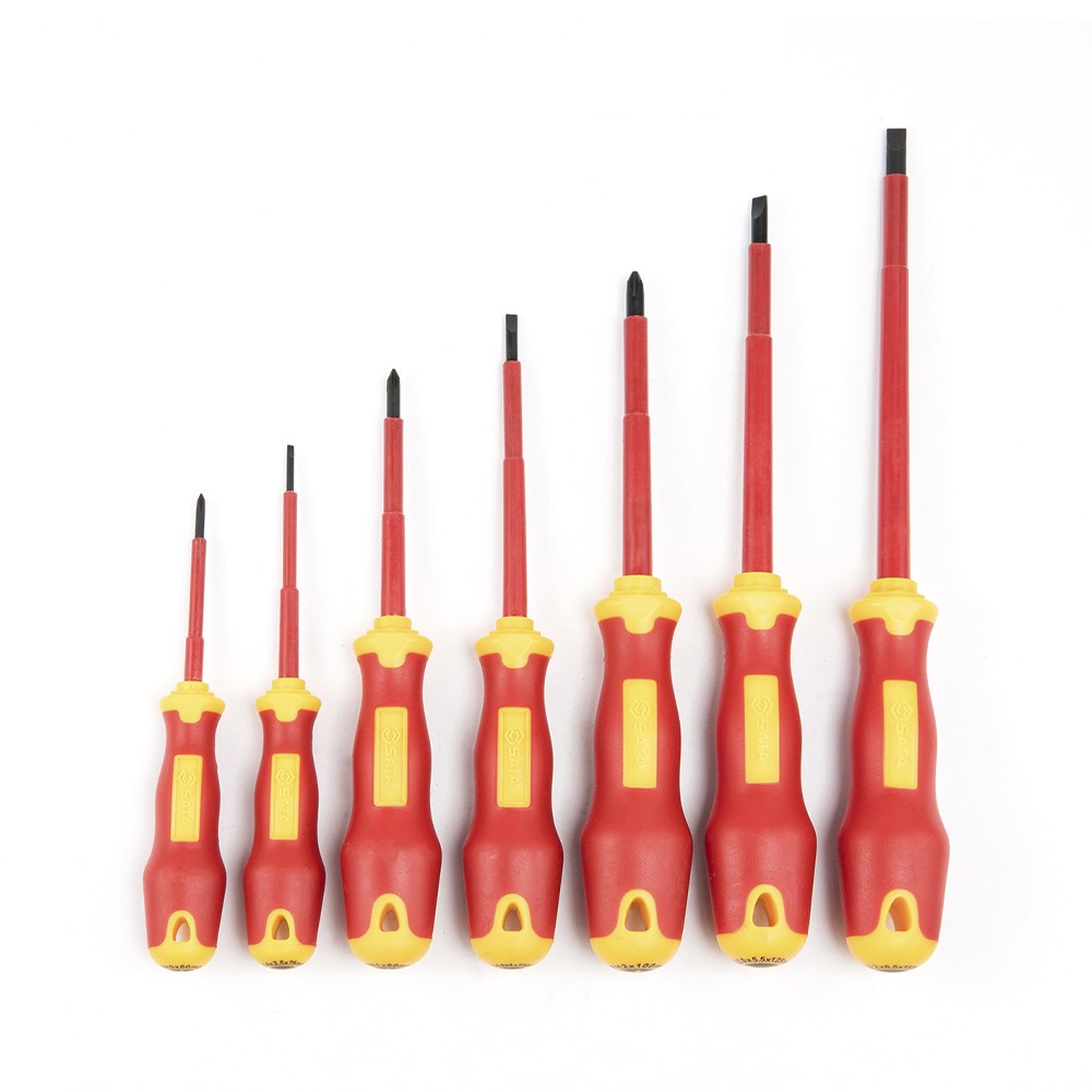 SATA ชุดไขควง ซาต้า 7 ชิ้น/ชุด T-series VDE 09303 (ชุด)