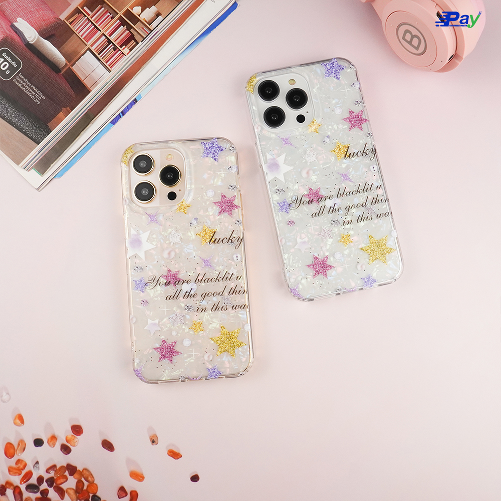 เคสโทรศัพท์ iPhone Morii เปลือกหอย ลายดาว แบบอ่อน สำหรับ 14ProMax/11