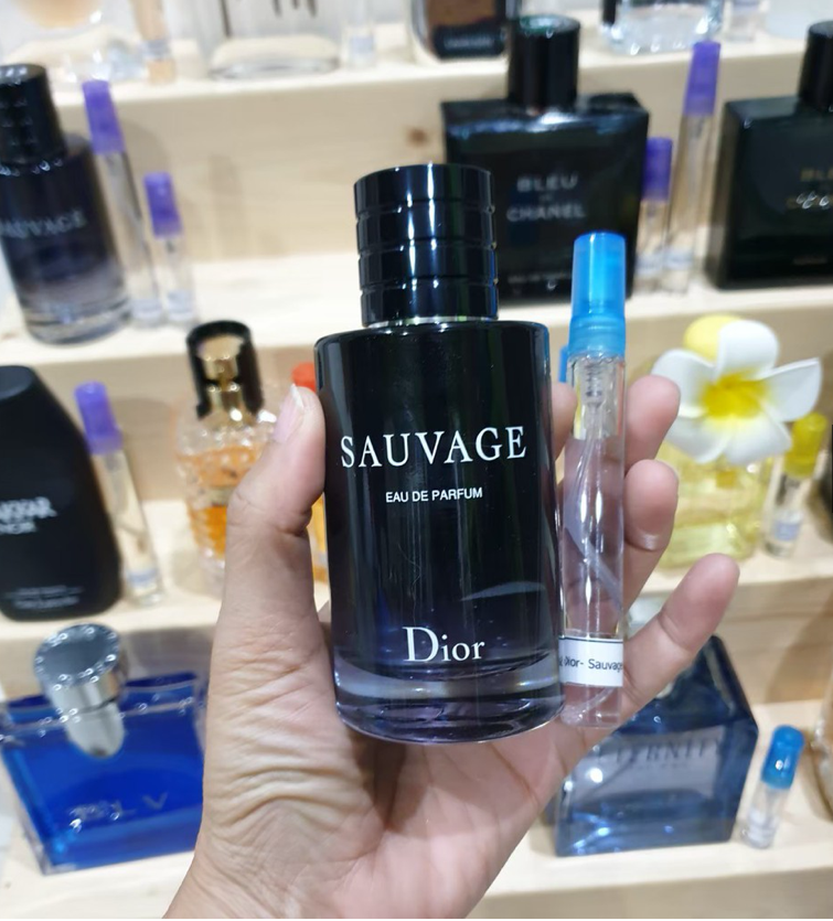 น้ำหอมแท้แบ่งขาย Christian Dior Sauvage EDP 💕Travel Size แบบทดลอง