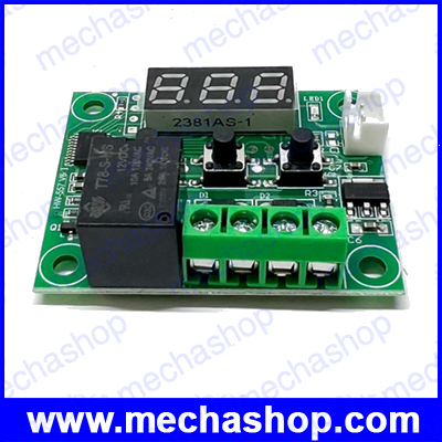 บอร์ดควบคุมอุณหภูมิ รีเลย์ควบคุมอุณหภูมิ DC12V -50 to110°C Heat Cool Temperature Control relay output