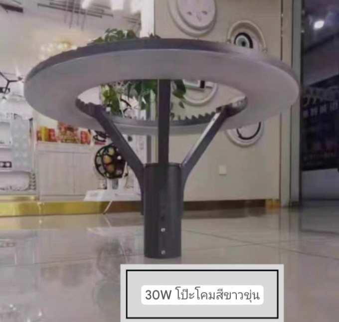 โคมหัวเสาสนามขาวขุ่น จำนวน1หัว/ลัง