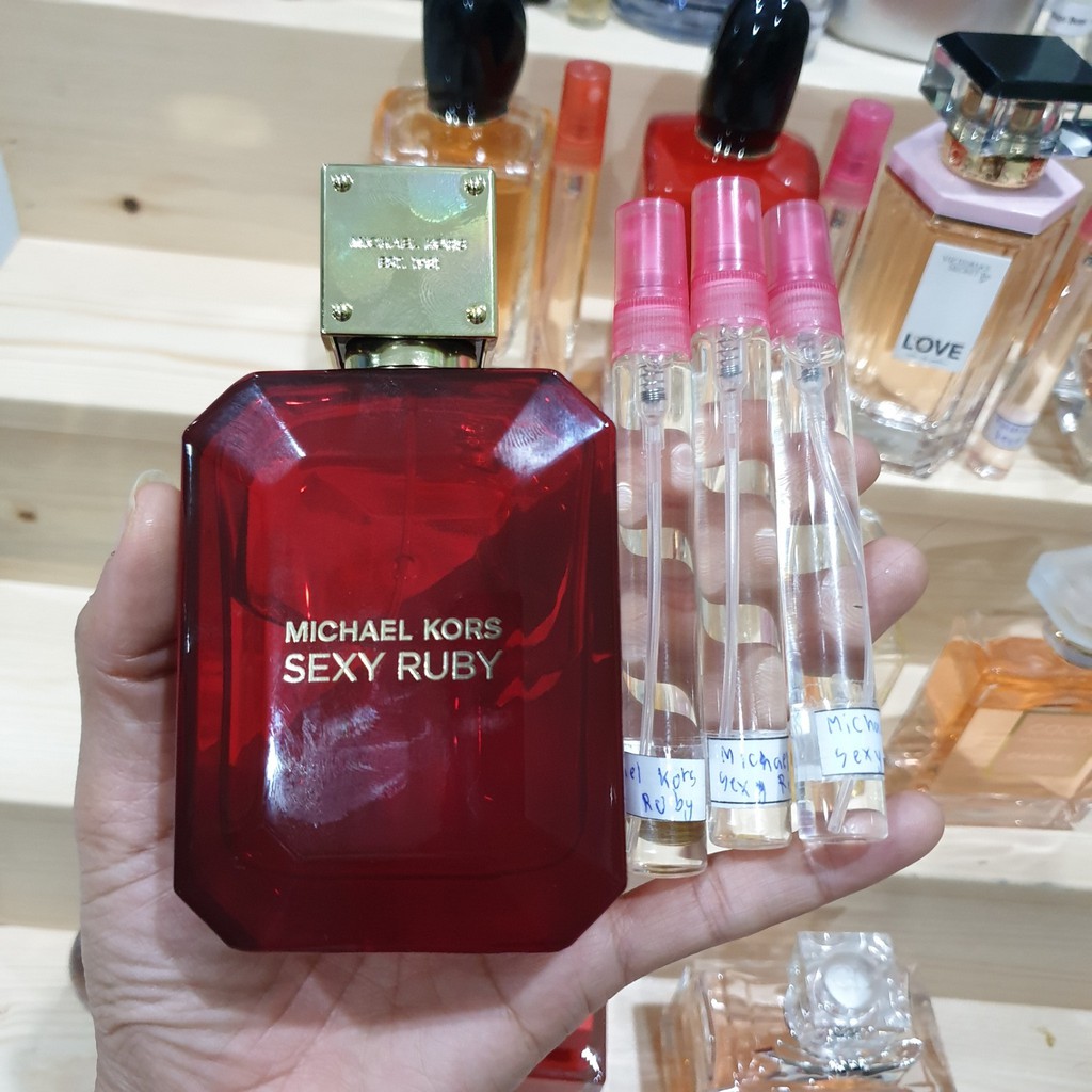 น้ำหอมแท้แบ่งขาย Michael Kors Sexy Ruby EDP💕Travel Size #แบบทดลอง