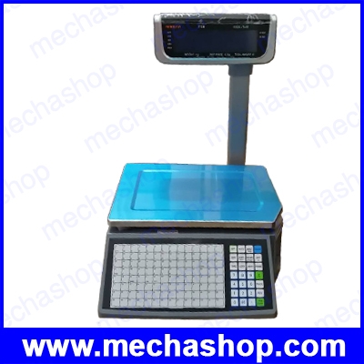 เครื่องชั่งดิจิตอล เครื่องชั่งคำนวณราคา พิมพ์สติกเกอร์บาร์โค้ดในตัว Barcode label Price Scales 15Kg/2g, 30Kg/5g จอแสดงผลLED หน้า-หลัง Rongta RLS1100C WIFI (ผ่านการตรวจรับรอง)