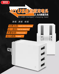 XO-L8 4-port USB smart charging head