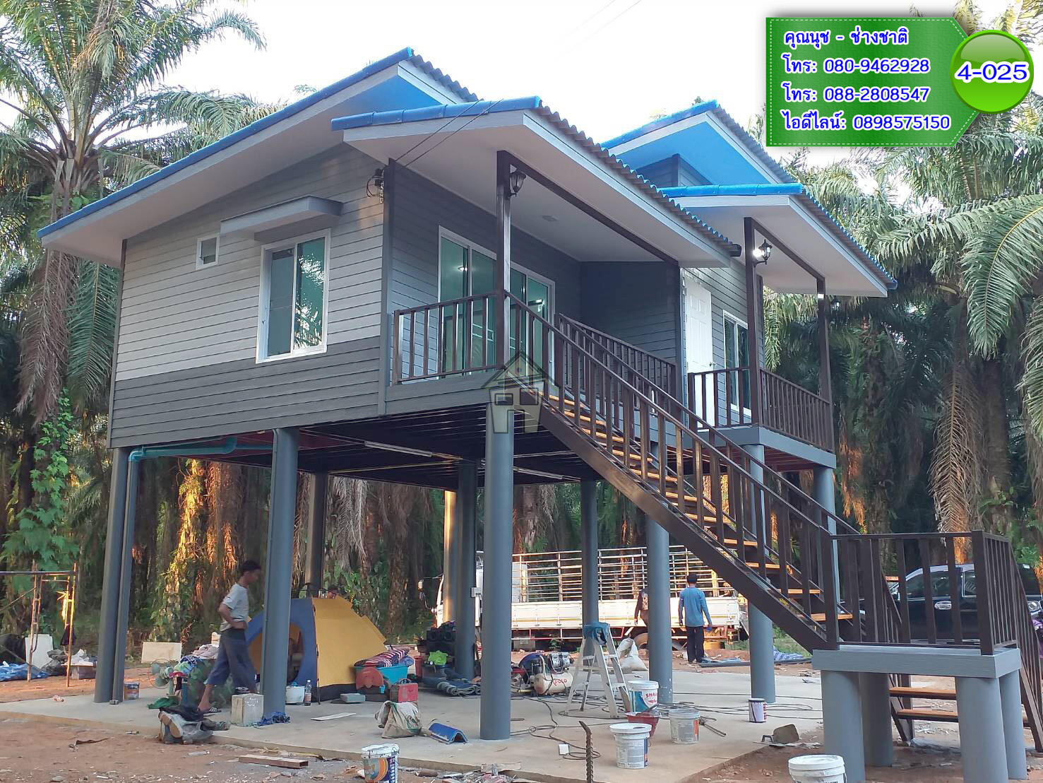 4-025 บ้านน็อคดาวน์ ทรงโมเดิร์น