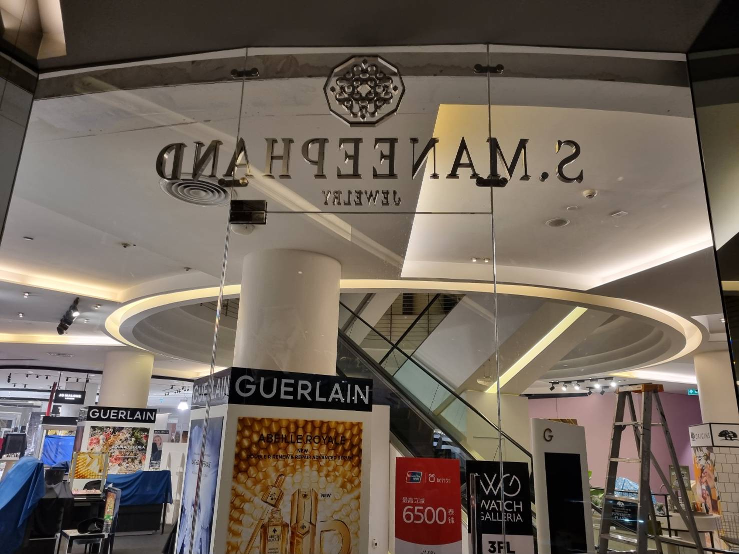 #ป้ายอักษรสแตนเลสแฮร์ไลน์ยกขอบ