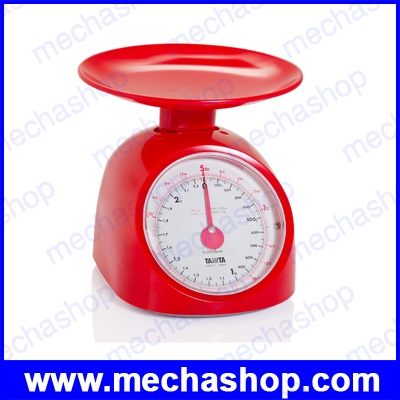เครื่องชั่งน้ำหนักในครัว เครื่องชั่งสูตรอาหาร แบบสปริง หน้าจอแสดงผลขนาดใหญ่พร้อมขารองรับจานชั่ง 2 ขา ชั่งได้ 500g/2g, 1000g/5g, 2250g/10g รุ่น TANITA 1122