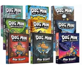 Dog Man ปกแข็ง ตอน 9 By Dav Pilkey ใหม่ ปกแข็ง Captain underpants ของแท้