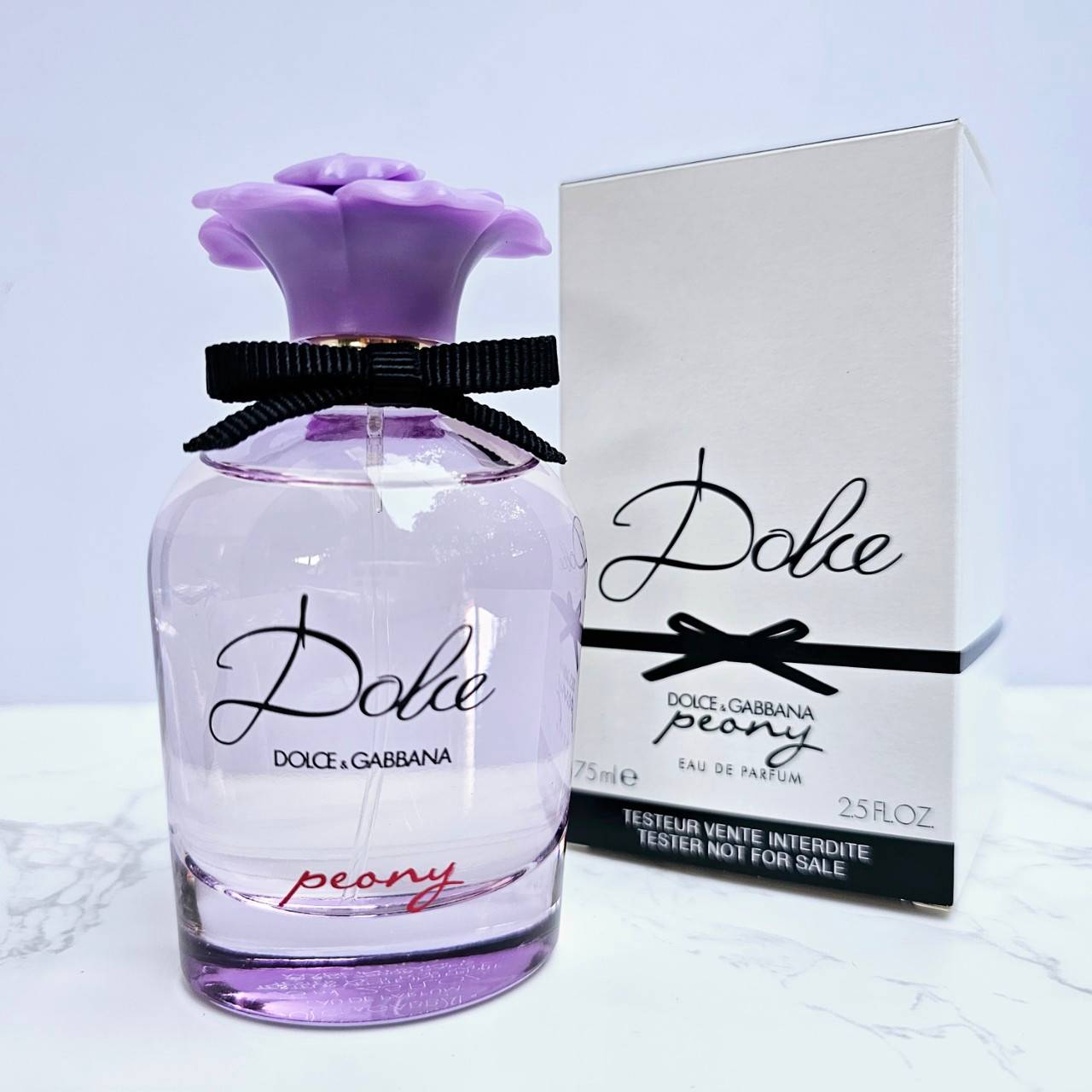 น้ำหอมแท้ D&G Dolce & Gabbana Dolce Peony 75ml กล่องเทสเตอร์