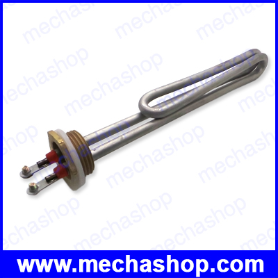 ฮีตเตอร์ทำความร้อน ฮีตเตอร์ต้มน้ำ Stainless Steel Copper Head Heating Tube 220V 1KW Electric Heater Pipe Water Boiler