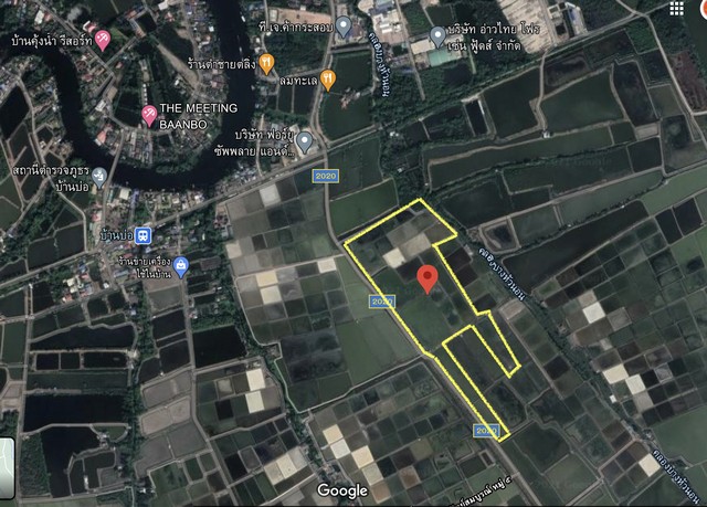 ขาย ที่ดิน นาเกลือ ติดถนนสาย 2020 ต.บ้านบ่อ อ.เมือง สมุทรสาคร