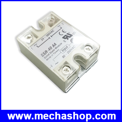 โซลิดสเตตรีเลย์ 40A solid state relay SSR-40AA 40A actually 80-250V AC TO 24-380V AC