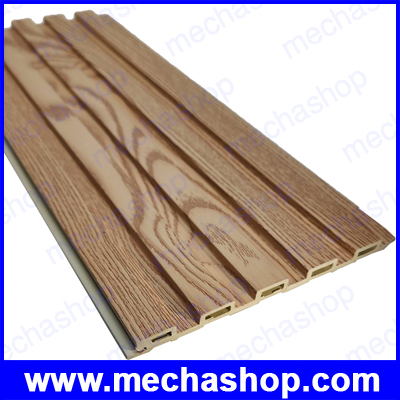 Great Wall Board ไม้เทียม ผนังไม้เทียมตกแต่งบ้าน ตกแต่งผนัง Size: 150x2900mm 9mm Raw Material: Virgin