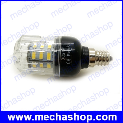 หลอดไฟ LED For Machine E12 24V DC สำหรับเครื่องจักรกล แสงสีขาว 9W