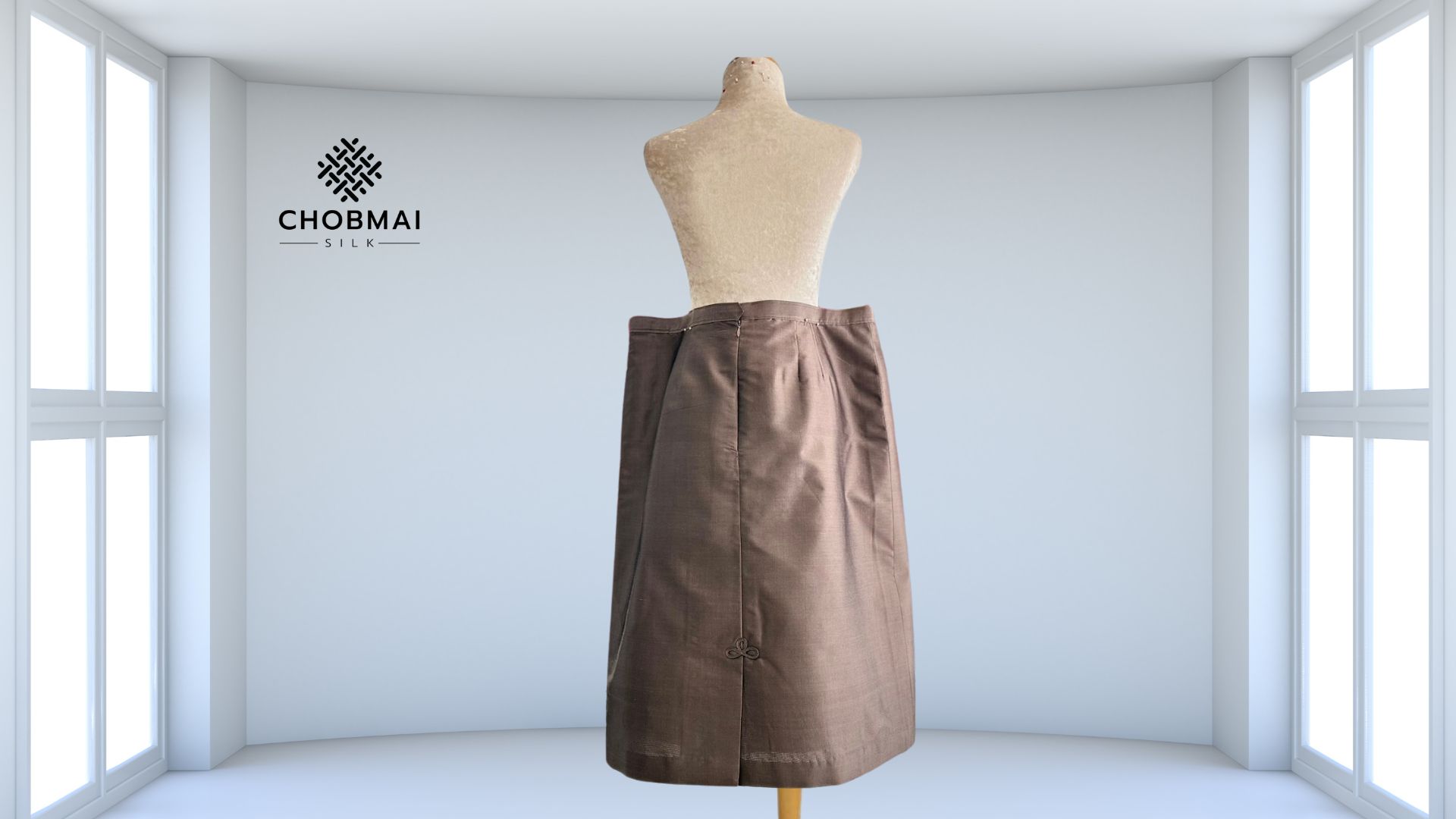 สั่งตัดเย็บ กระโปรงทรงสอบ กระโปรงใส่ทำงาน (ไม่รวมผ้า) รหัส CUT-ST1408661