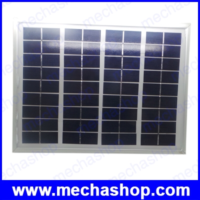 แผงโซล่าเซลล์ พลังงานแสงอาทิตย์ Poly-crystalline silicon solar panel Module 5W