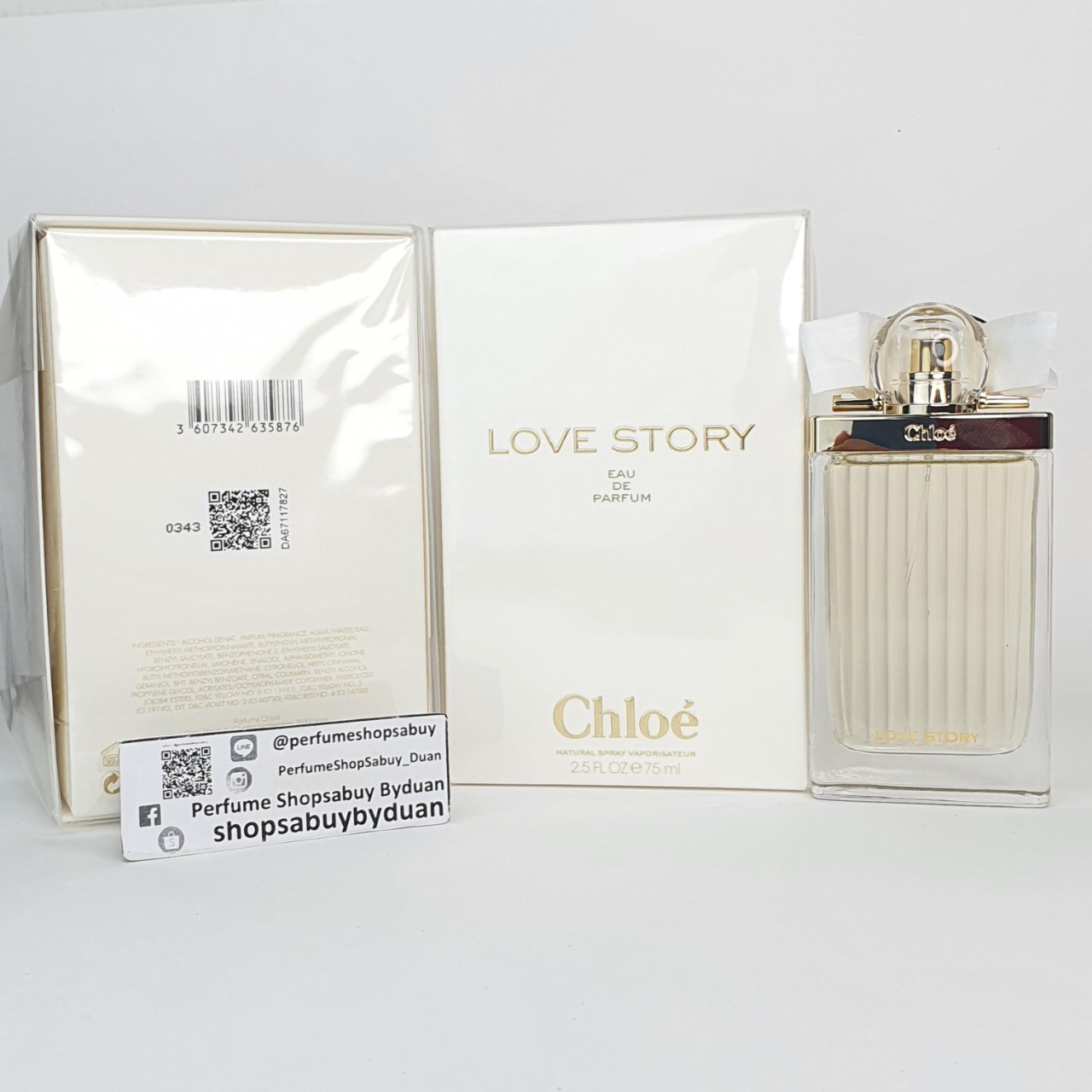 น้ำหอมแท้ Chloe Love Story EDP for Women 75ml กล่องซีล