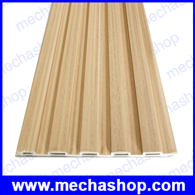 Great Wall Board ไม้เทียม ผนังไม้เทียมตกแต่งบ้าน ตกแต่งผนัง Size: 150x2900mm 9mm Raw Material: Virgin 20PCS/CTN NEW MATERIALS