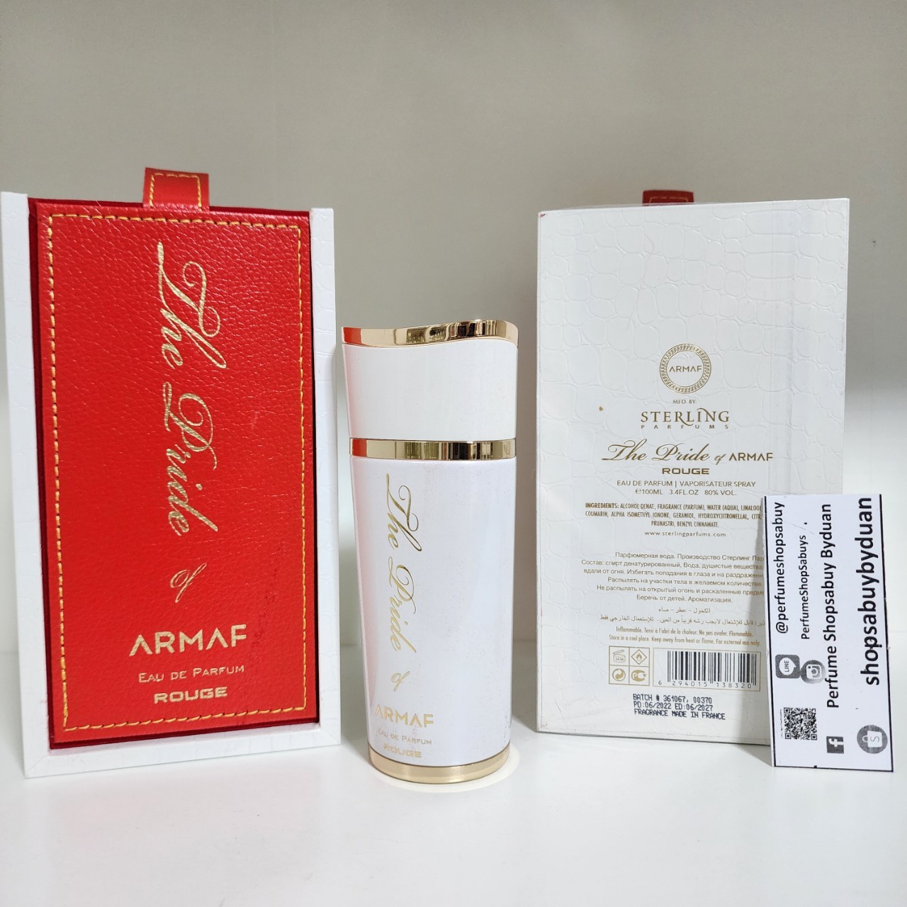 น้ำหอมแท้แบ่งขาย Armaf The Pride Of Armaf For Women Rouge โคลนกลิ่น MFK 540 💦แบ่ง 💕Travel Size แบบทดลอง