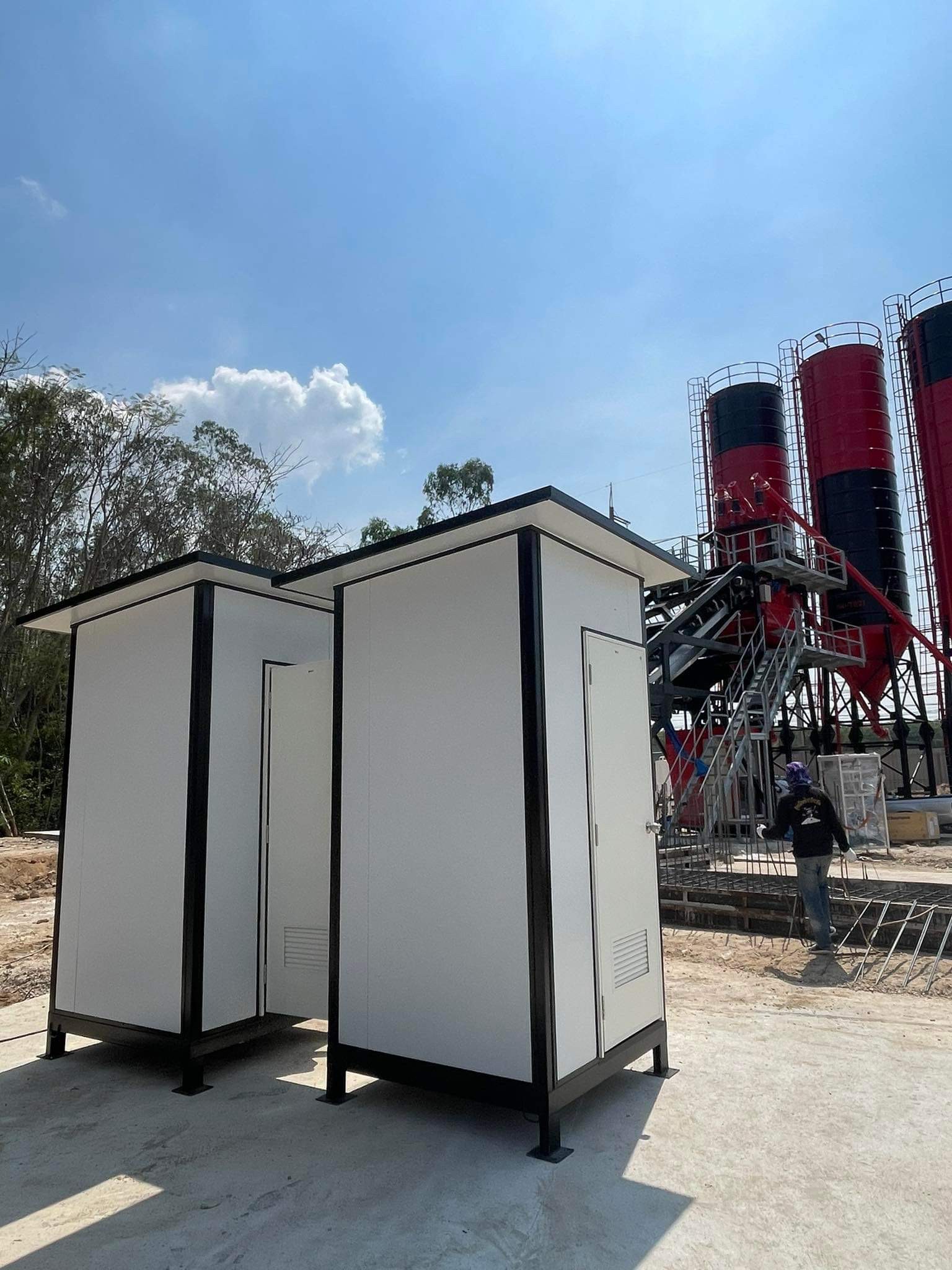 ห้องน้ำสำเร็จรูป ห้องน้ำเคลื่อนที่ 1.20x1.20x2.50 เมตร