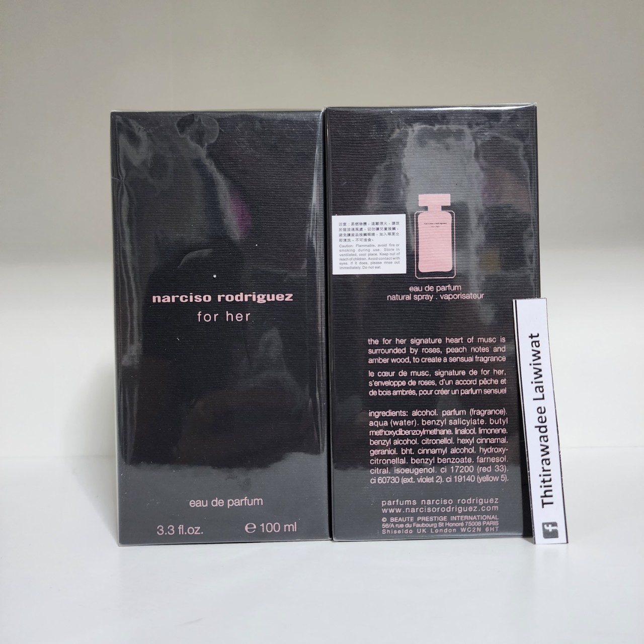 น้ำหอมแท้ Narciso Rodriguez for Her EDP 100ml กล่องซีล