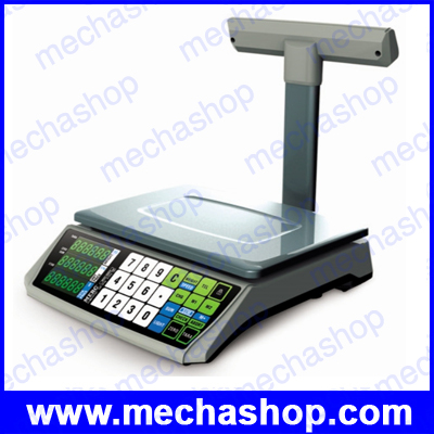 เครื่องชั่งดิจิตอล เครื่องชั่งคำนวณราคา 30kg ความละเอียด5kg หน้าจอแสดงผลLCD สีดำ ถาดชั่งเป็นสแตนเลส ขนาด 320 x 230mm ยี่ห้อ ZEPPER รุ่น PMT-30 (จีน) ผ่านการตรวจรับรอง