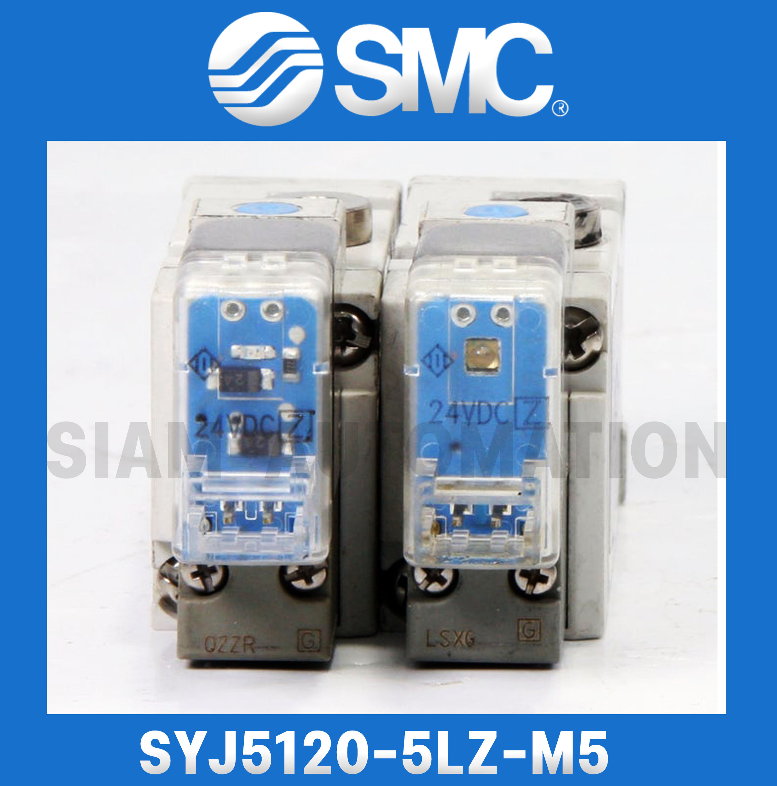 Solenoid Valve SMC SYJ5120-5LZ-M5 (ของแท้)
