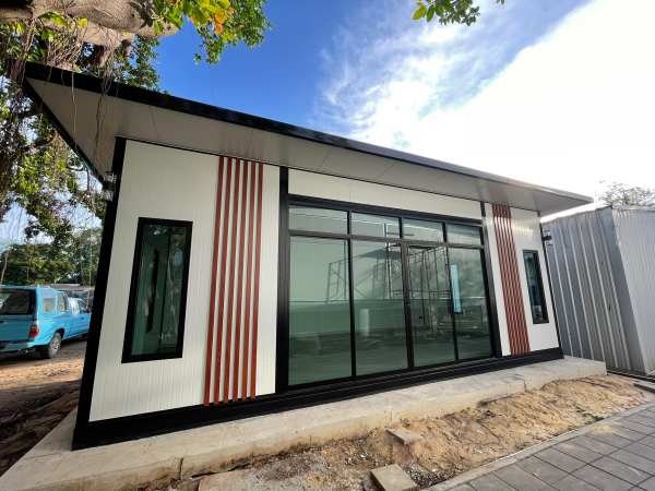 ออฟฟิศสำเร็จรูป บ้านสำเร็จรูป 4.00x8.00 เมตร