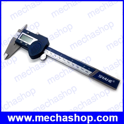 เวอร์เนียร์ดิจิตอล 6 นิ้ว คุณภาพดี (พร้อมกล่อง) SHAHE New Hardened Stainless Steel 0-150mm Digital Caliper Vernier