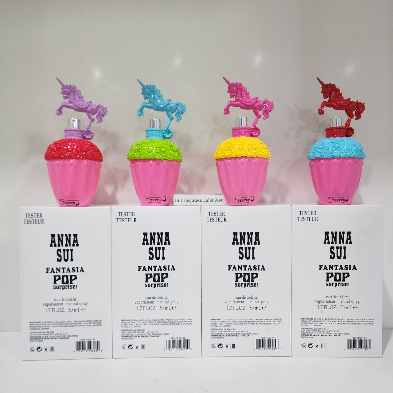 น้ำหอมแท้ Anna Sui Fantasia Pop Surprise 50ml กล่องเทสเตอร์ สีชมพูเหลือง