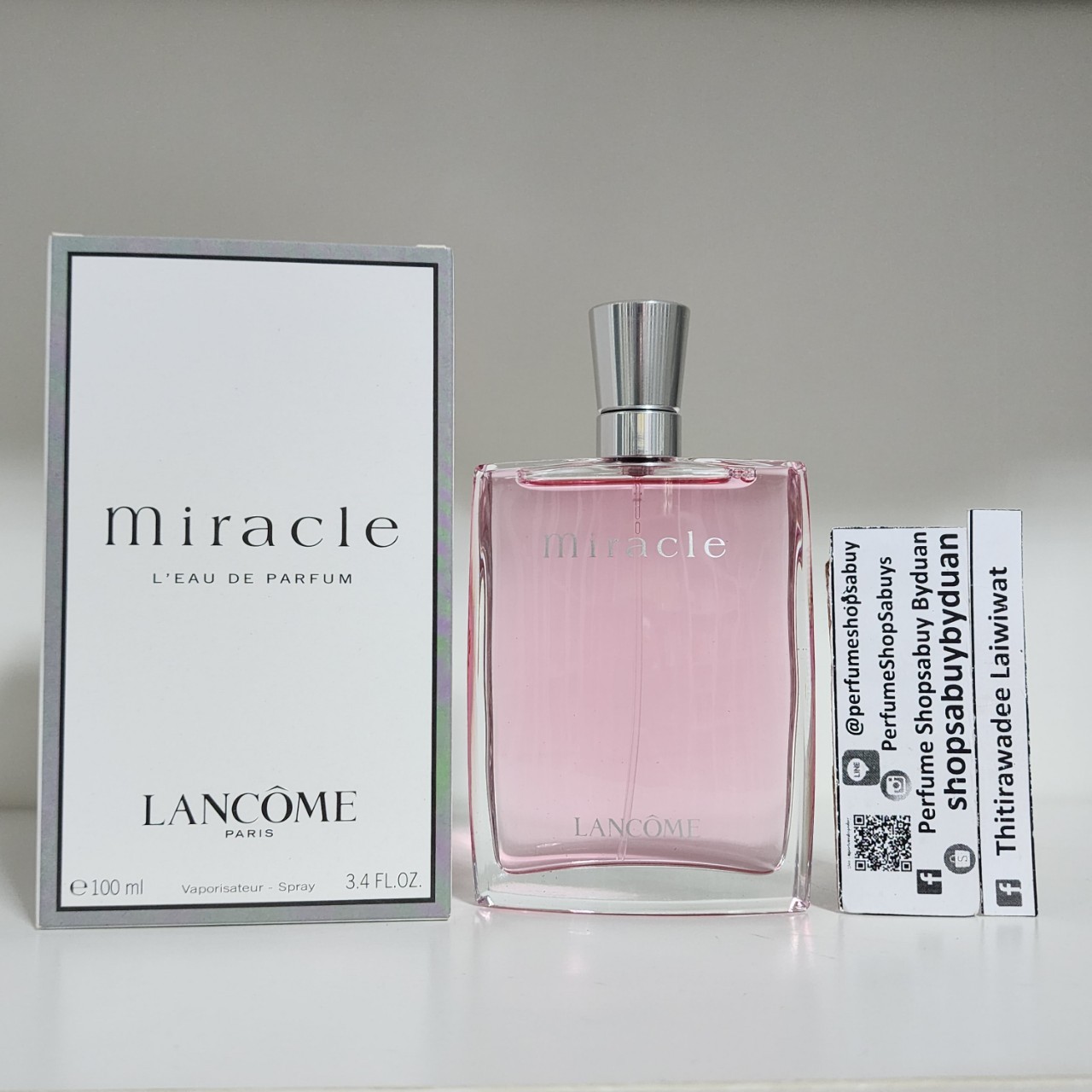 น้ำหอมแท้ Lancome Miracle for Women EDP 100 ml. กล่องขาว