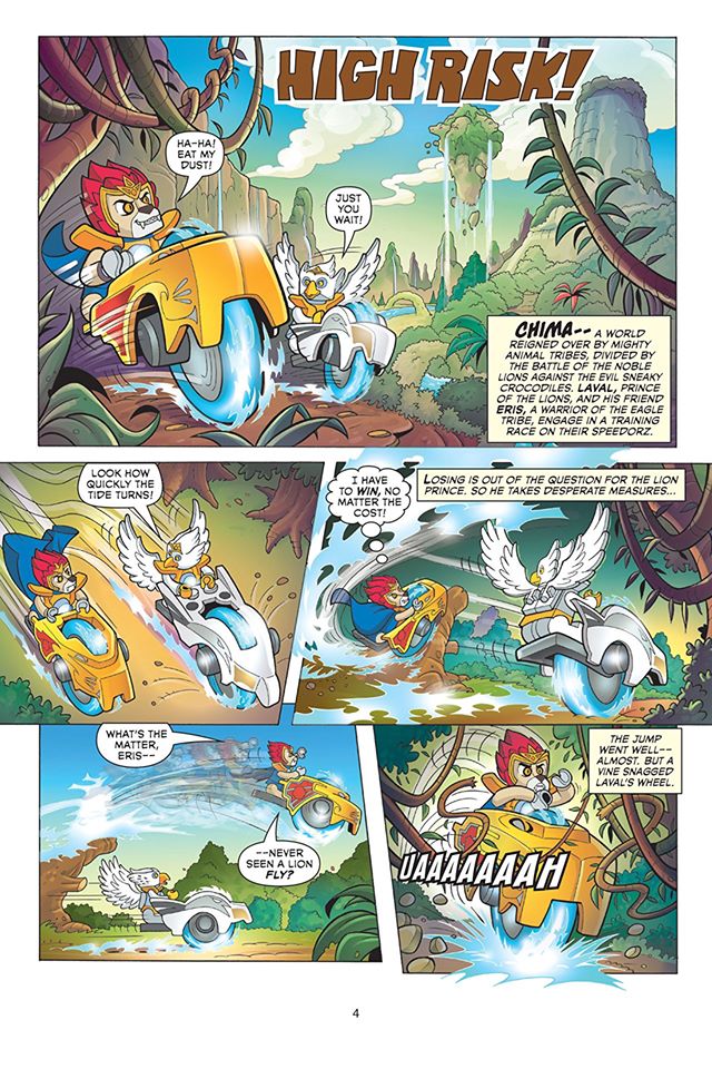 Legends of Chima #1: High Risk Comic สนุก ไม่ควรพลาด ปกอ่อน