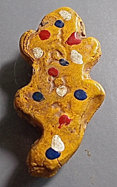 ตุ๊กแก เนื้อดินลงสี ลพ.ครื้น วัดสังโฆ สุพรรณบุรี