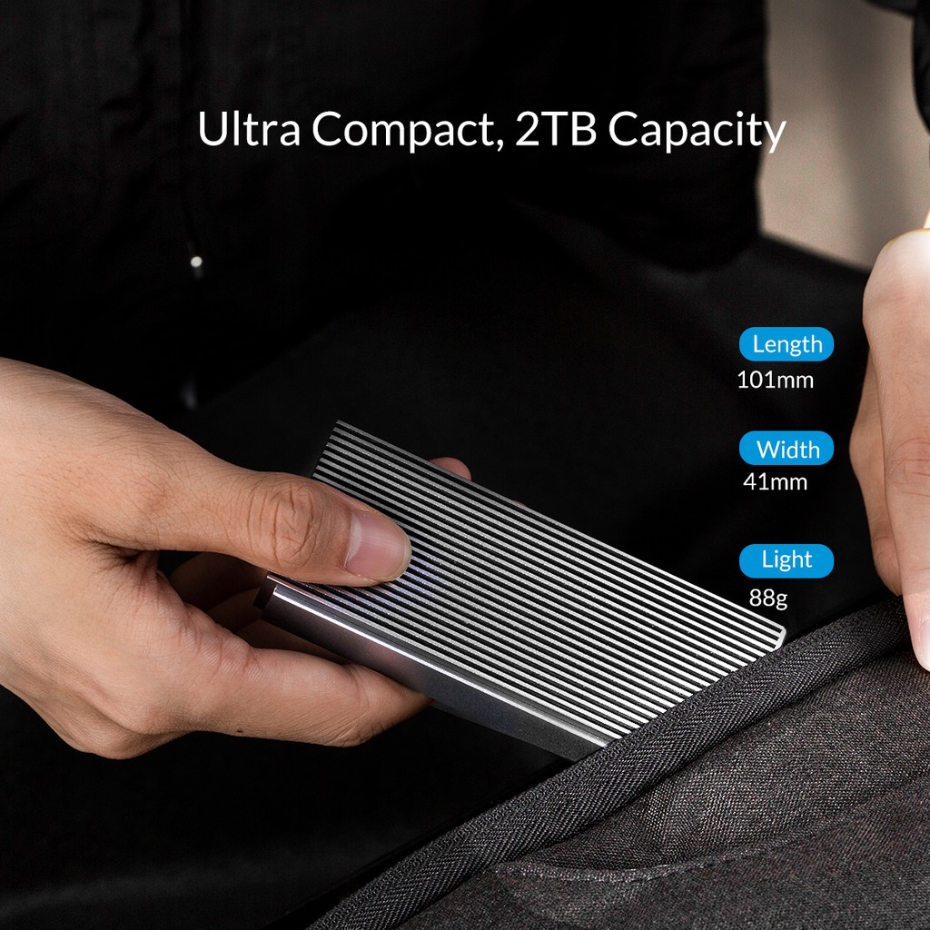 ORICO SCM2T3-G40 Thunderbolt 3 40Gbps NVME M.2 SSD Enclosure