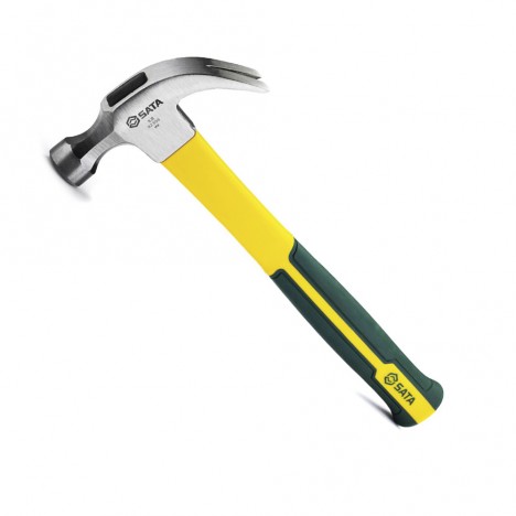 SATA ค้อนหงอนปัดเงาด้ามไฟเบอร์ ซาต้า 92306