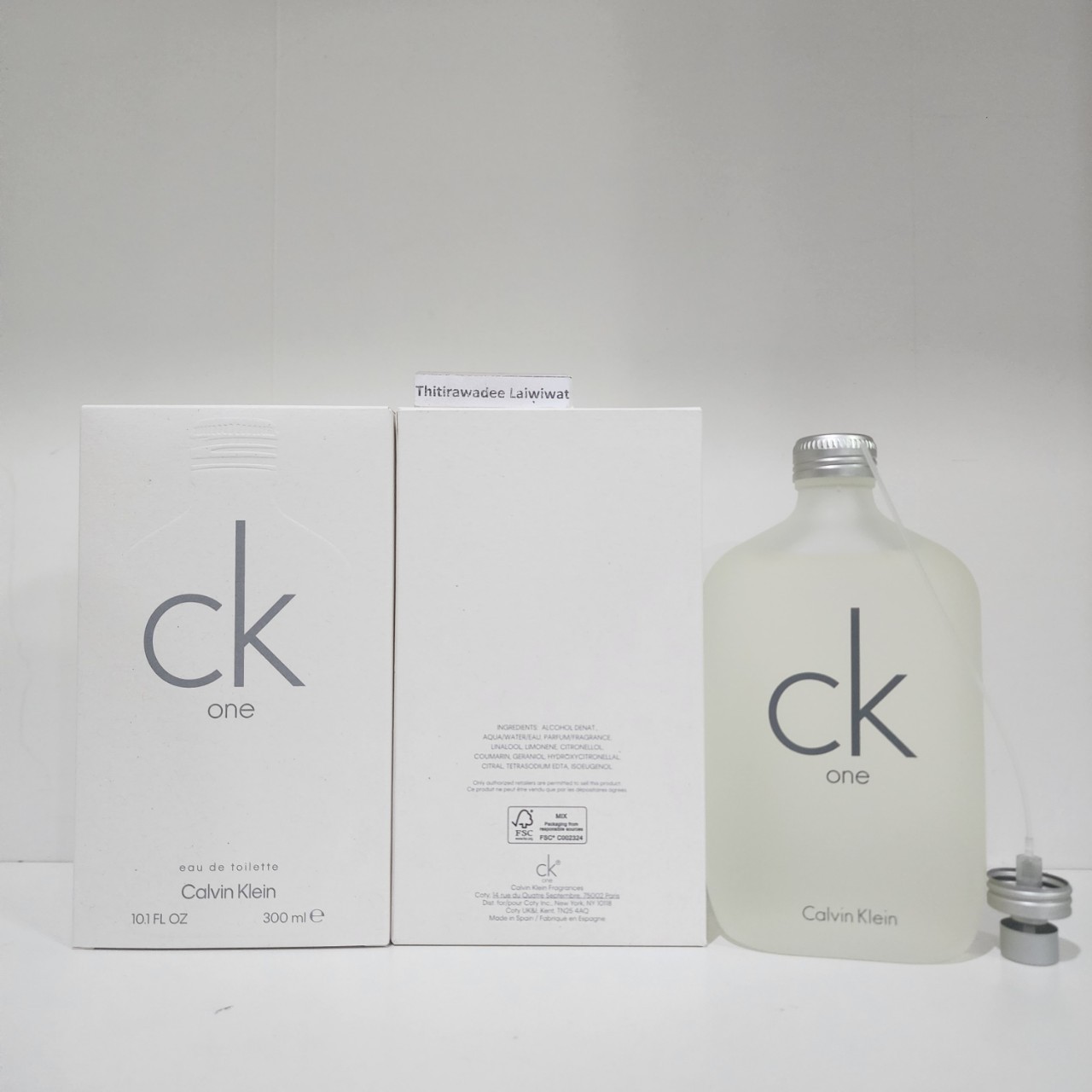 น้ำหอมแท้ Calvin Klein Ck One EDT 300 ML. กล่องจริง