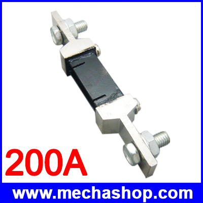 ตัวต้านทานชันท์ ชันท์รีซีสเตอร์ Shunt Resistor สำหรับแอมป์มิเตอร์ DC 200A 75mV Current Meter Ammeter
