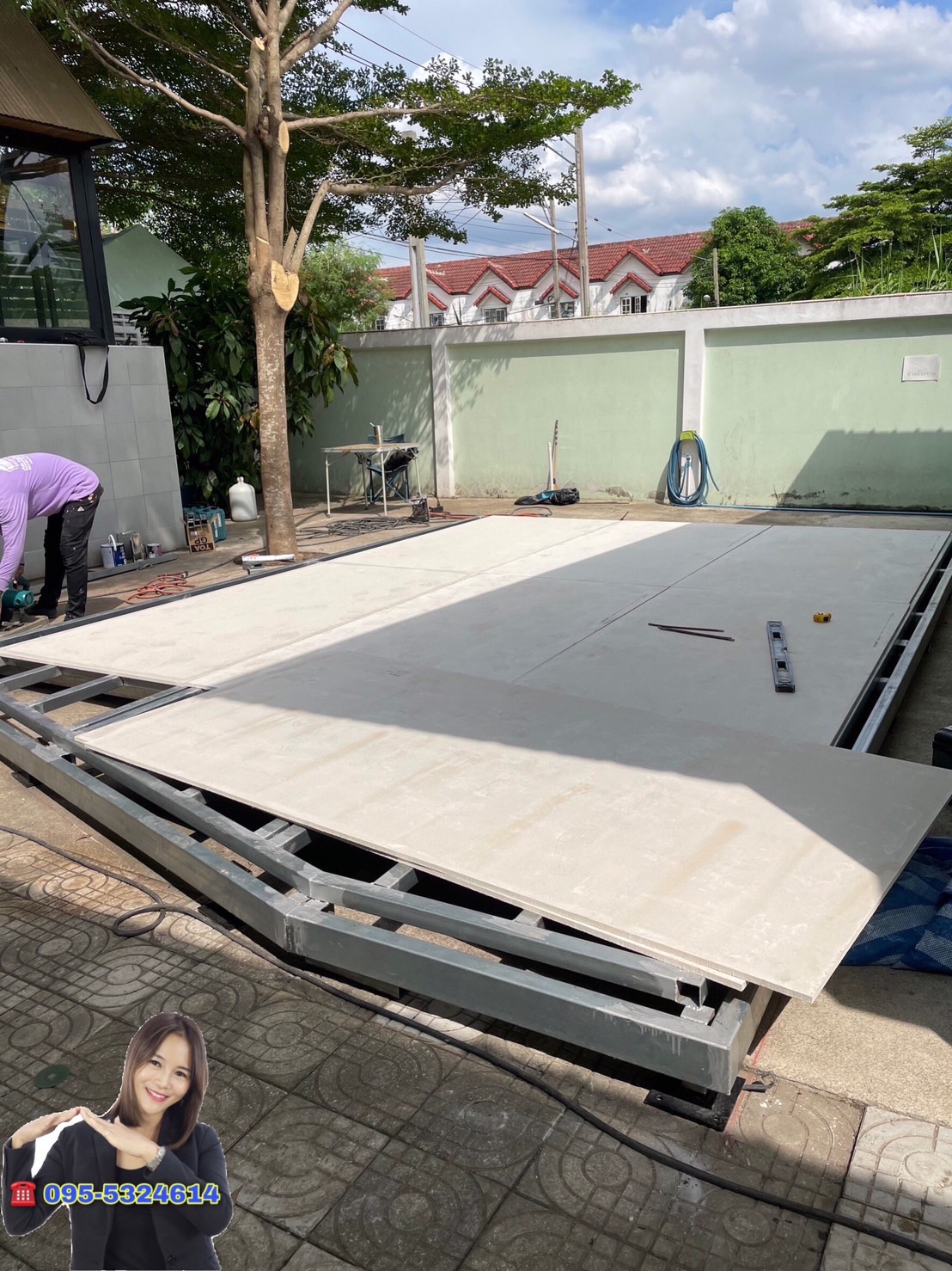 ออฟฟิศสำเร็จรูป บ้านสำเร็จรูป 4.00x6.00 เมตร