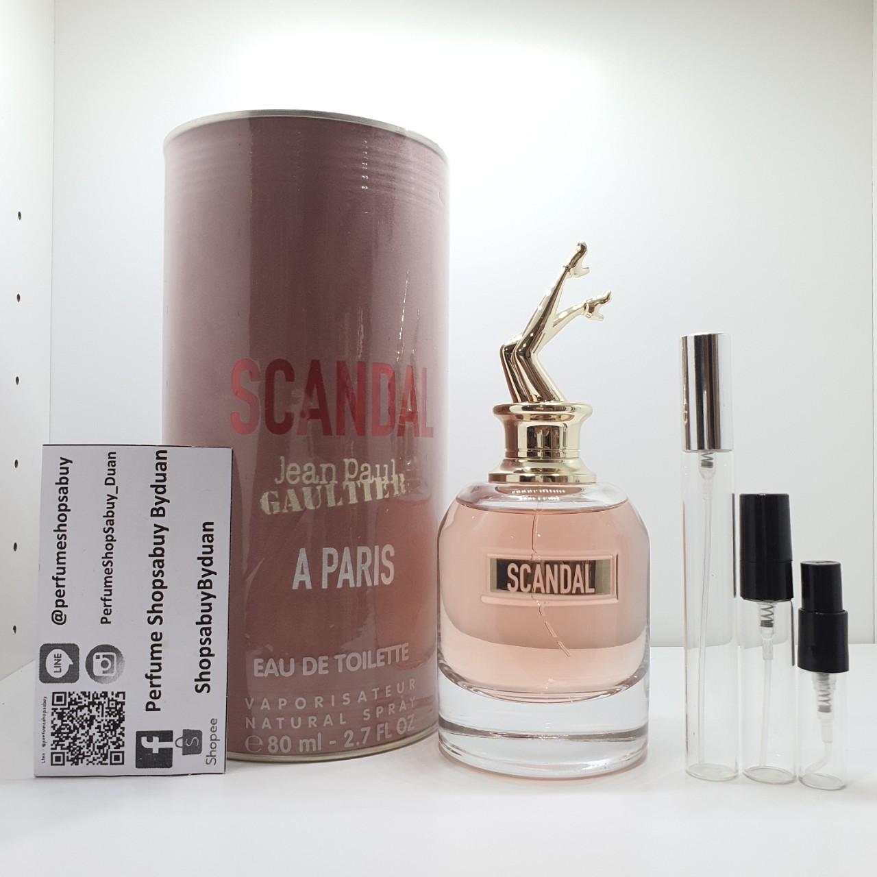 น้ำหอมแท้แบ่งขาย Jean Paul Gaultier Scandal A Paris edt for women 💕Travel Size #แบบทดลอง