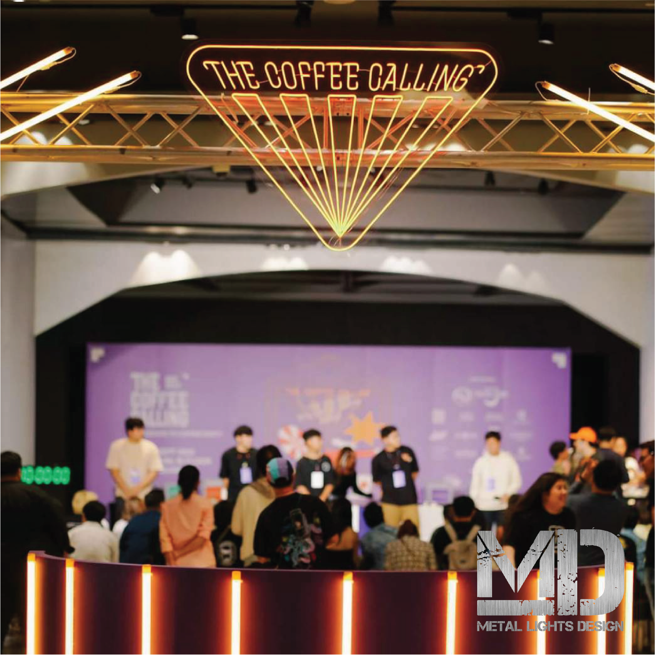 ป้ายไฟนีออนเฟล็กซ์ The Coffee Calling