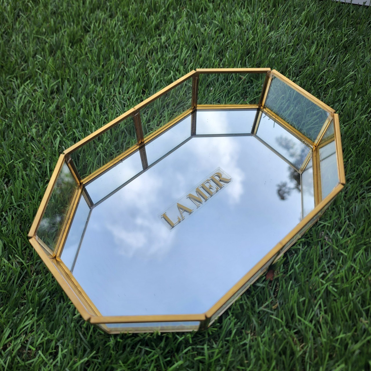 ถาดใส่เครื่องสำอางค์ La mer ถาดใส่เครื่องสำอาง วางของ La mer ของแท้กล่องป้ายไทย