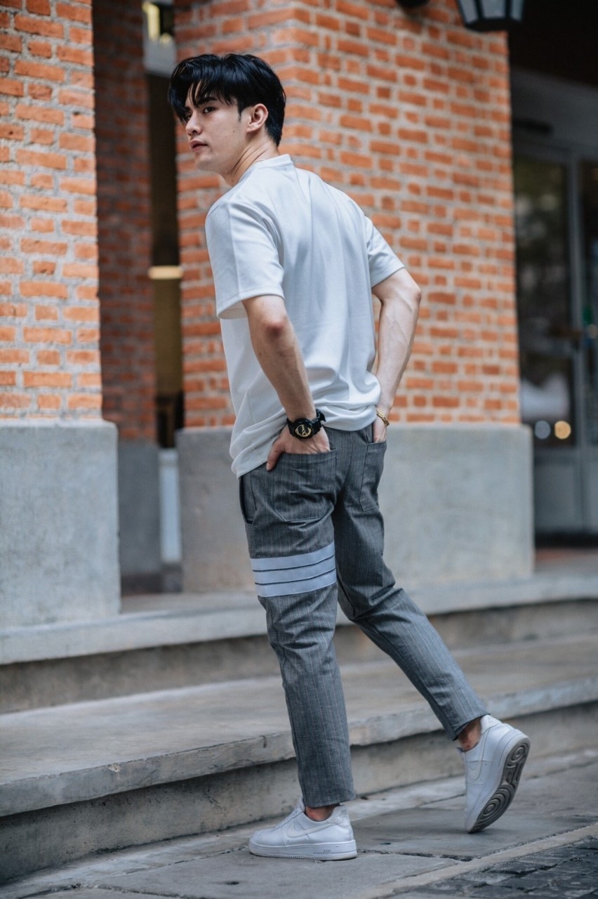 กางเกง Jogger ขาจั๊ม พรีเมี่ยม รหัส SC 616 T WW