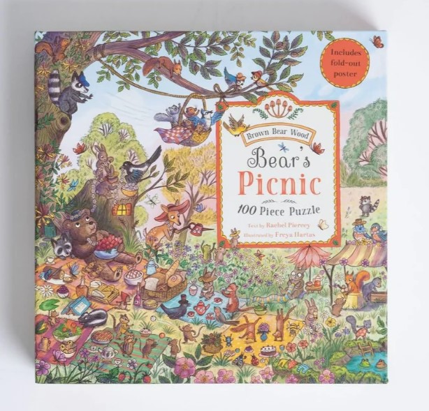 [Jigsaw จิ๊กซอว์] Magic Cat BEAR'S PICNIC PUZZLE 100 ชิ้น จิ๊กซอว์ Age 3+