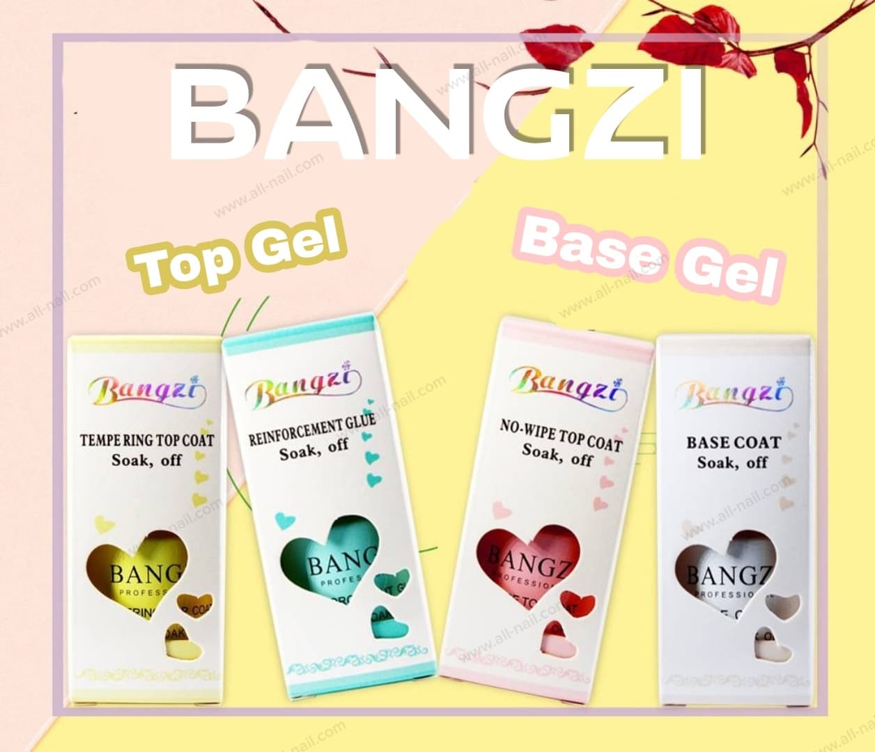 ท็อปเจล ท็อปแข็ง เบสเจล แคร์เจล 🔥 BANGZI ของแท้ 🔥