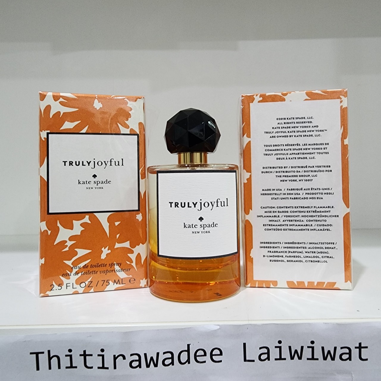 น้ำหอมแท้ Kate Spade Truly Joyful Eau de Parfum For Women 75ml กล่องซีล