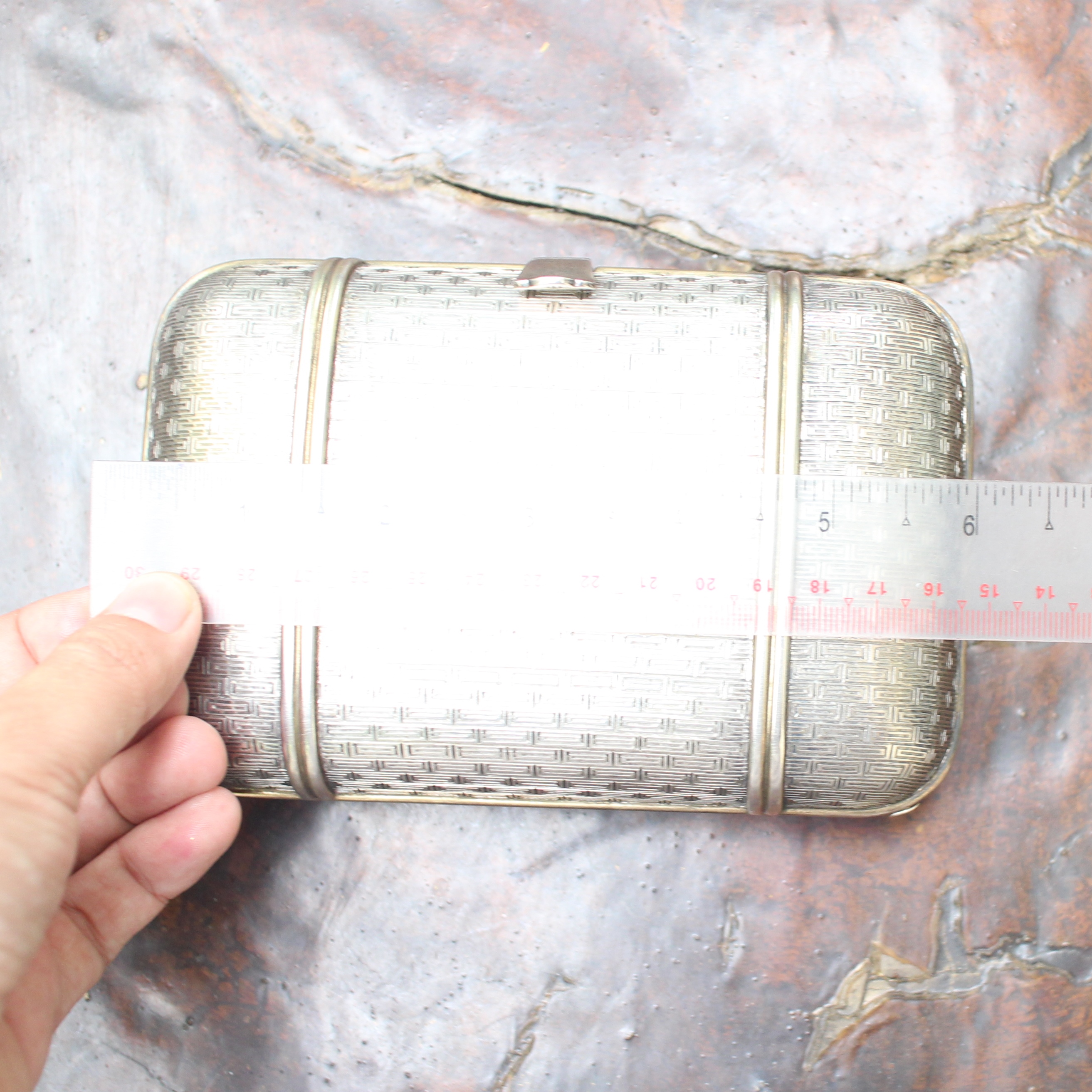 SI310 กระเป๋าเงินแบบคลัท เงินแท้ 92.5% นน. กรัม