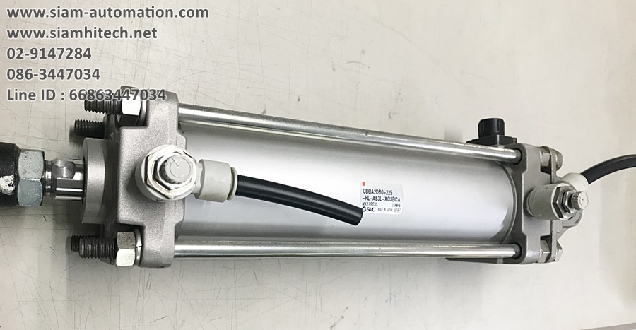 Cylinder ยี่ห้อ SMC รุ่น CDBA2D80-225 (Used)