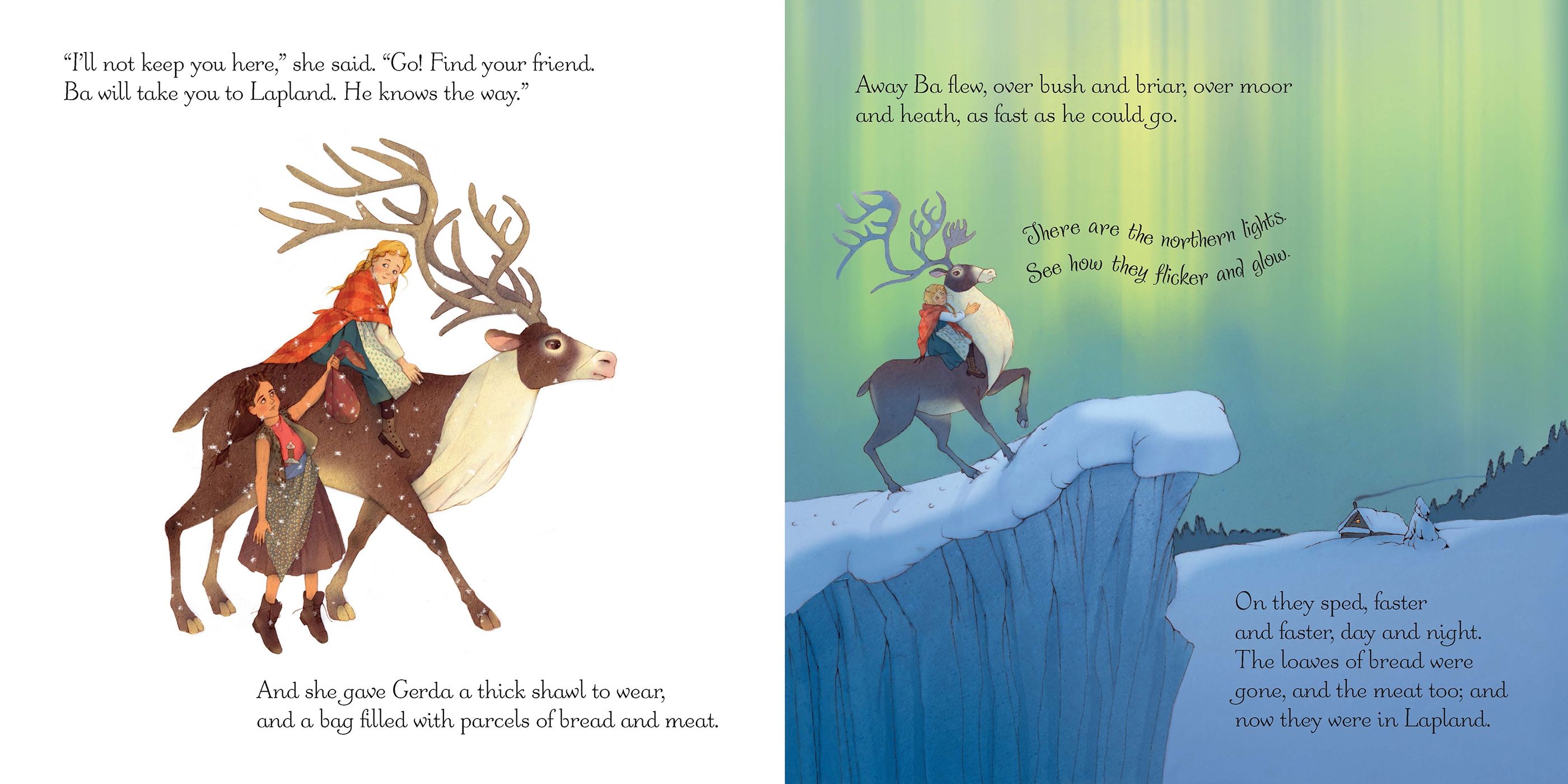 Usborne Book and Jigsaw The Snow Queen Susanna Davidson Illustrated by Elena Selivanova 30ชิ้น หนังสือนิทาน และ จิ๊กซอว์