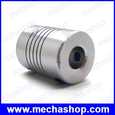 คัปปลิ้ง มอเตอร์คัปปลิ้ง 6.35x8mm Aluminium coupler Stepper Motor Flexible Coupling 6.35 to 8 mm Shaft Coupler Diameter 19mm Length 25mm
