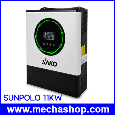 อินเวอร์เตอร์ SUNPOLO 11KVA/48V On/off grid solar Inverter, with AC charger and 150A MPPT solar charger built in, parallel function (สินค้า Pre-Order)